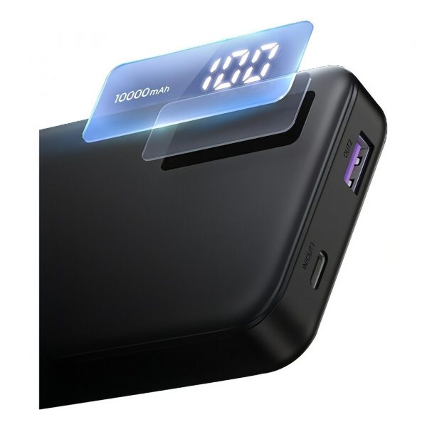 Внешний аккумулятор UGREEN PB311 (25742) 10000mAh Mini Quick Charging 20W Power Bank. Цвет: черный — изображение 3