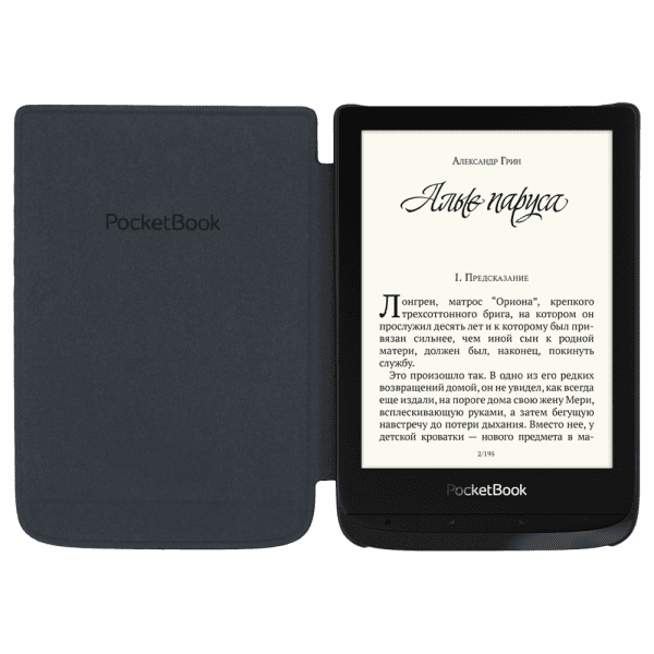 Обложка для электронной книги PocketBook HPUC-632-B-S, полосы, черный — изображение 4