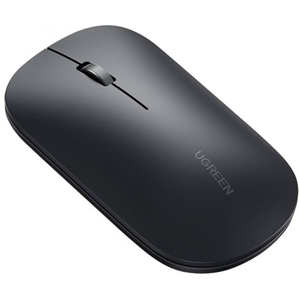 Беспроводная компьютерная мышь UGREEN MU001 (90531) Portable Wireless Mouse 4000DPI 2.4G and Bluetooth Silence Desig. Цвет: черный — изображение 4