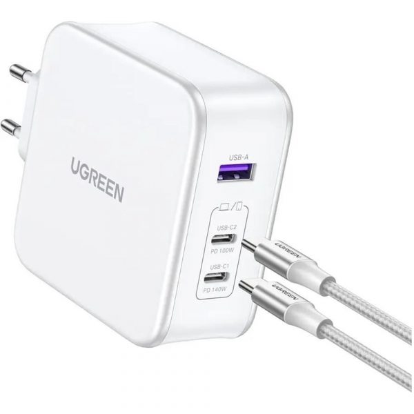 Сетевое зарядное устройство UGREEN CD289 белый — изображение 3