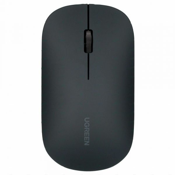 Беспроводная компьютерная мышь UGREEN MU001 (90531) Portable Wireless Mouse 4000DPI 2.4G and Bluetooth Silence Desig. Цвет: черный — изображение 5