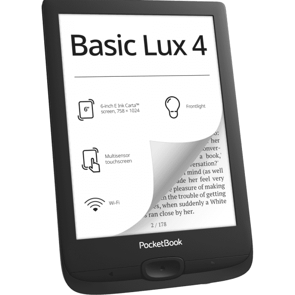 Книга электронная PocketBook 618 Basic Lux 4 Ink Black (черный) (PB618-P-WW) — изображение 5