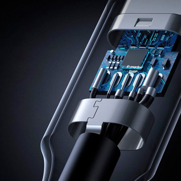 Кабель UGREEN US557 (15267) USB-C to USB-C PD Fast Charging Data Cable. Длина: 1м. Цвет: белый — изображение 6