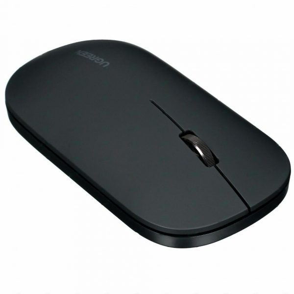 Беспроводная компьютерная мышь UGREEN MU001 (90531) Portable Wireless Mouse 4000DPI 2.4G and Bluetooth Silence Desig. Цвет: черный — изображение 6