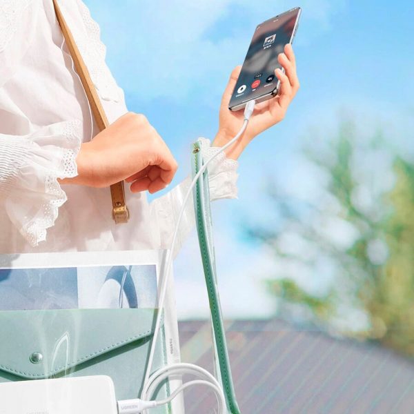 Кабель UGREEN US557 (15267) USB-C to USB-C PD Fast Charging Data Cable. Длина: 1м. Цвет: белый — изображение 7