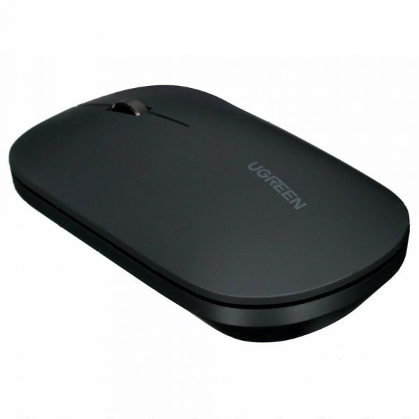 Беспроводная компьютерная мышь UGREEN MU001 (90531) Portable Wireless Mouse 4000DPI 2.4G and Bluetooth Silence Desig. Цвет: черный — изображение 7