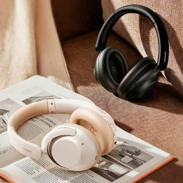 Наушники накладные беспроводные UGREEN HP202 (25255) HiTune Max 5 Hybrid Active Noise-Cancelling Headphones. Цвет: черный — изображение 7
