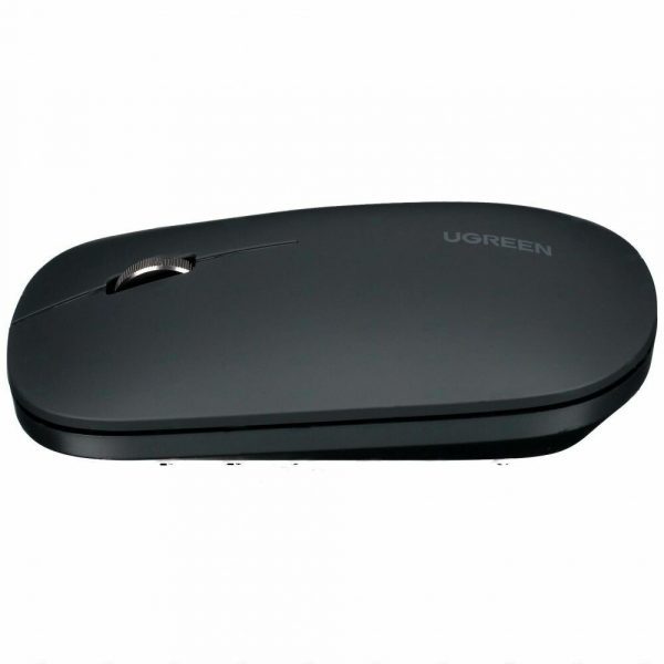 Беспроводная компьютерная мышь UGREEN MU001 (90531) Portable Wireless Mouse 4000DPI 2.4G and Bluetooth Silence Desig. Цвет: черный — изображение 8