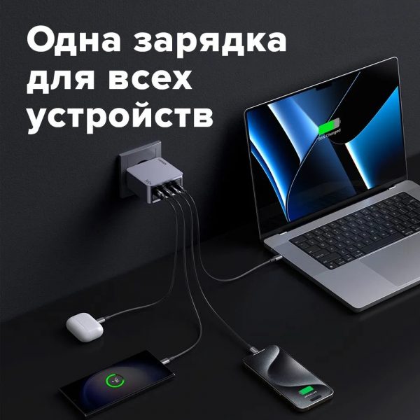 Сетевое зарядное устройство UGREEN X755 серый — изображение 8