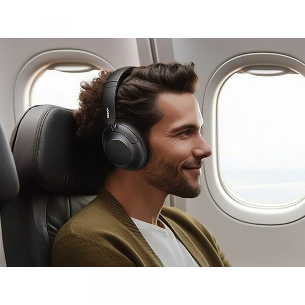 Наушники накладные беспроводные UGREEN HP202 (25255) HiTune Max 5 Hybrid Active Noise-Cancelling Headphones. Цвет: черный — изображение 8