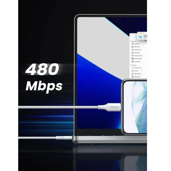 Кабель UGREEN US557 (15269) USB-C to USB-C PD — изображение 10