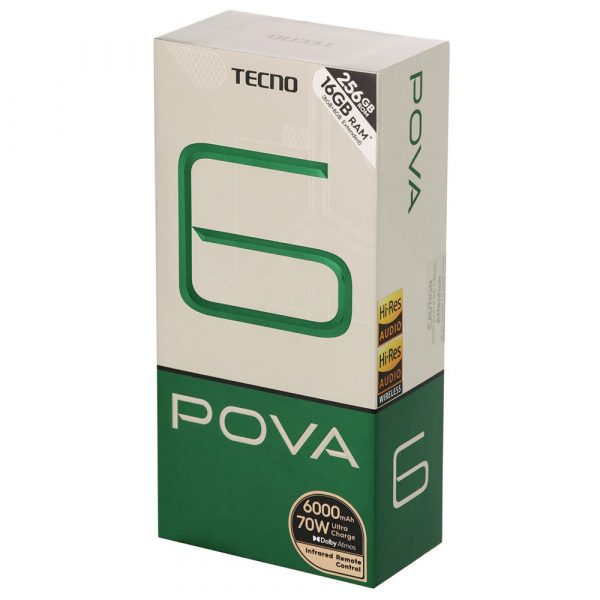 Смартфон Tecno POVA 6 LI7 256/8 Гб, Meteorite Grey — изображение 10