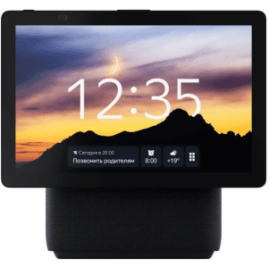 Умная колонка Яндекс Станция Дуо Макс с Алисой, с Zigbee, 60Вт, черный/black, YNDX-00055