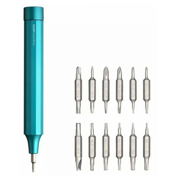 Отвёртка с набором бит HOTO 24-in-1 Precision Screwdriver Green (QWLSD004) — изображение 5