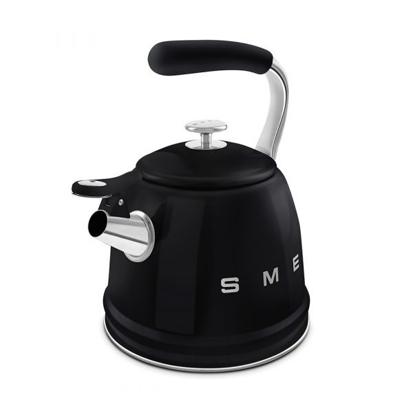 SMEG CKLW2001BL Чайник со свистком, 2.3 л, цвет чёрный — изображение 7