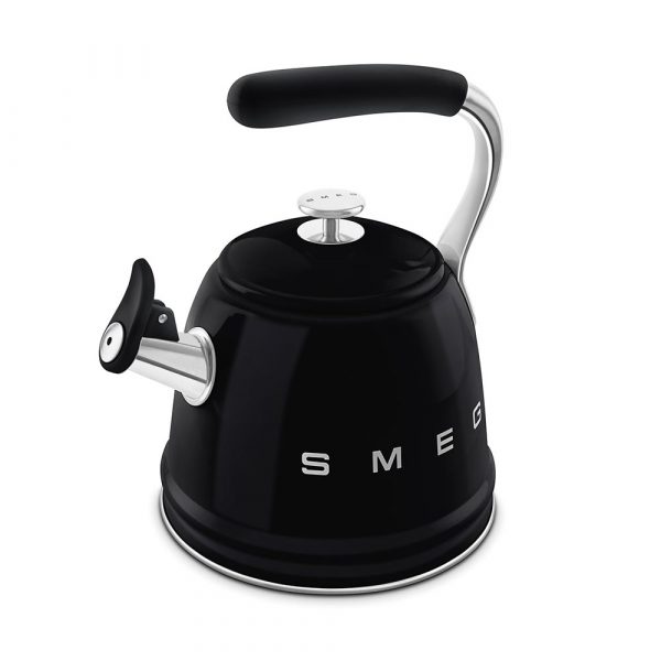 SMEG CKLW2001BL Чайник со свистком, 2.3 л, цвет чёрный — изображение 6