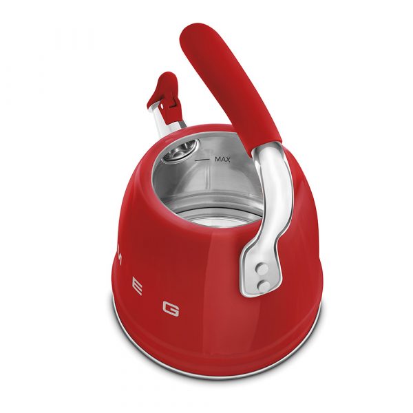 SMEG CKLW2001RD Чайник со свистком, 2.3 л, цвет красный — изображение 8