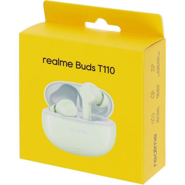 Беспроводные наушники Realme Buds T110_RMA2306_Green — изображение 13