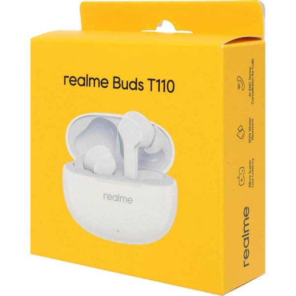 Беспроводные наушники Realme Buds T110_RMA2306_White — изображение 13