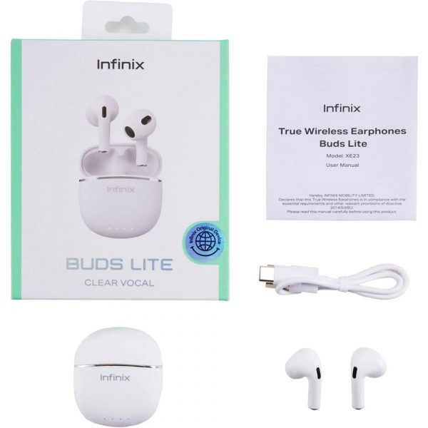 Наушники INFINIX TWS EARPHONE XE23 White — изображение 14