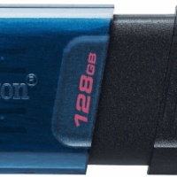 Флеш Диск Kingston 128Gb DataTraveler 80 M Type-C DT80M/128GB USB3.2 черный
