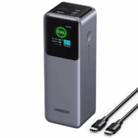 Внешний аккумулятор UGREEN PB722 (35525B) 25000mAh Fast Charging Power Bank 200W - Gray