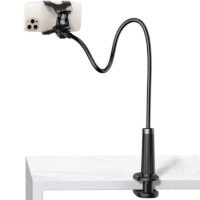 Держатель для телефона UGREEN LP113 (80906) Multifunction Phone Clip Stand 90cm - Black