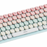 Клавиатура проводная+беспроводная UGREEN KU101 (15227) FUN + Mechanical Keyboard USB-C & Bluetooth - Pink