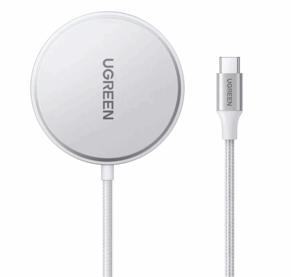 Беспроводное зарядное устройство UGREEN W703 (35565) Wireless Charger Qi2 with MagSafe 15W(For iOS Device) - White