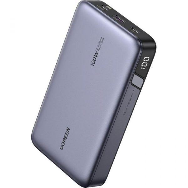 Внешний аккумулятор UGREEN PB720 (25188)  PD 100W Power Bank 20000mAh - Gray — изображение 3