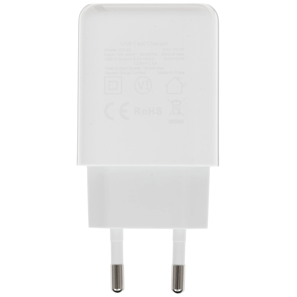 Сетевое зарядное устройство UGREEN CD122 белый — изображение 4