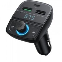 Зарядное устройство автомобильное UGREEN CD229 (80910) FM&Bluetooth Transmitter&Car Charger + TF Slot - Black