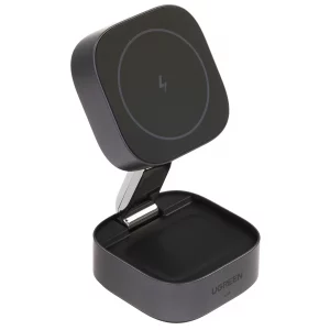 Магнитное беспроводное зарядное устройство 2-в-1 UGREEN W526 Space Gray