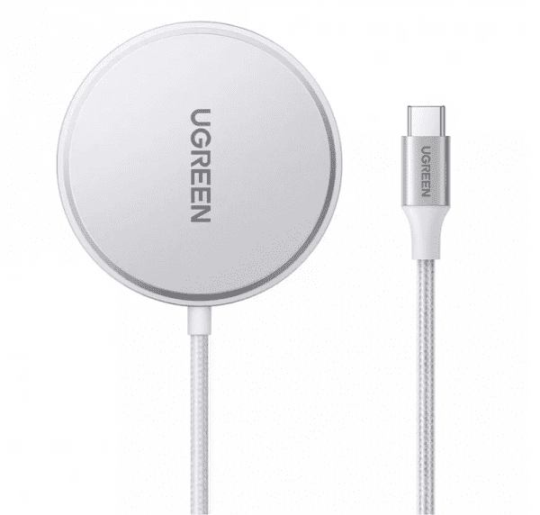 Беспроводное зарядное устройство UGREEN W703 (35565) Wireless Charger Qi2 with MagSafe 15W(For iOS Device) - White