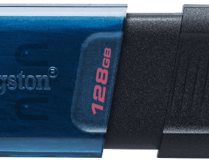 Флеш Диск Kingston 128Gb DataTraveler 80 M Type-C DT80M/128GB USB3.2 черный