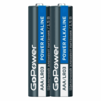 Батарейка GoPower LR03 AAA BL2 Alkaline 1.5V (2/24/480)