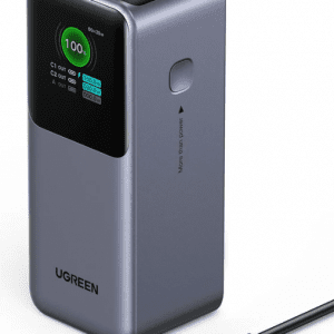 Внешний аккумулятор UGREEN PB721 (35524B) 20000mAh 130W Fast Charging Power Bank. Цвет: серый
