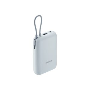 Внешний аккумулятор Xiaomi Power Bank 10000mAh (встроенный кабель) Ледяной синий GL