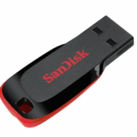 SanDisk Флэш-накопитель USB-A 2.0 Cruzer Blade 64GB. Цвет: черный
