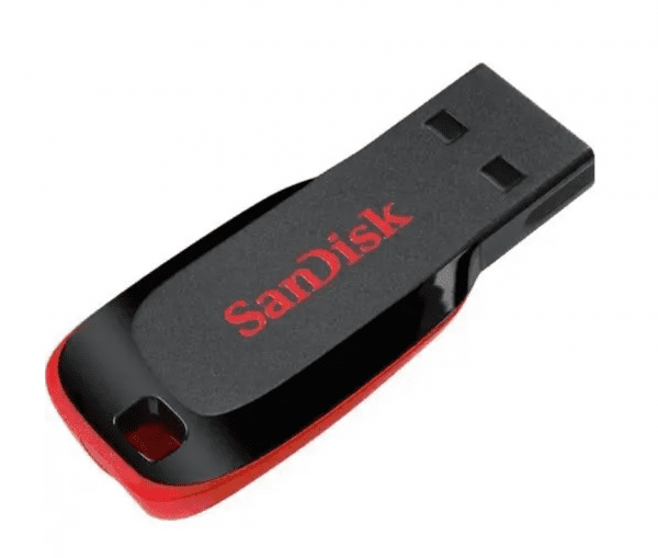 SanDisk Флэш-накопитель USB-A 2.0  Cruzer Blade 64GB. Цвет: черный