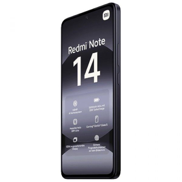 Смартфон Redmi Note 14 RU 6+128 Midnight Black — изображение 3