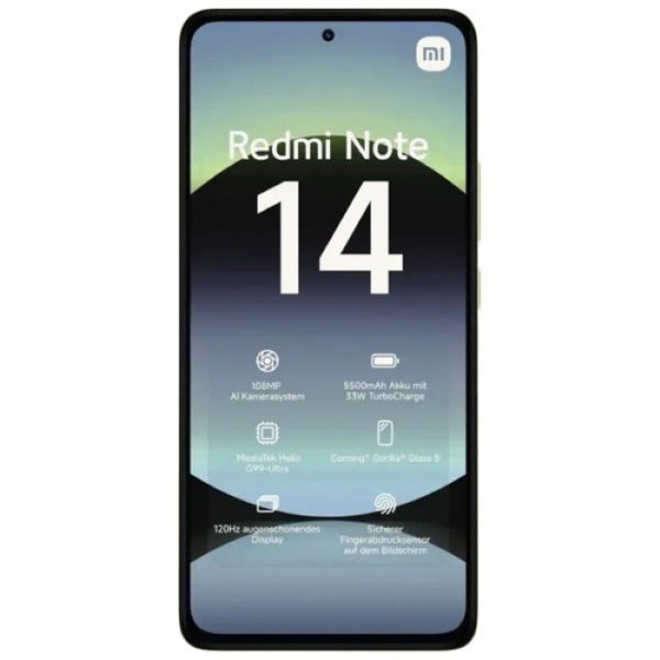 Смартфон Redmi Note 14 RU 6+128 Lime Green — изображение 2