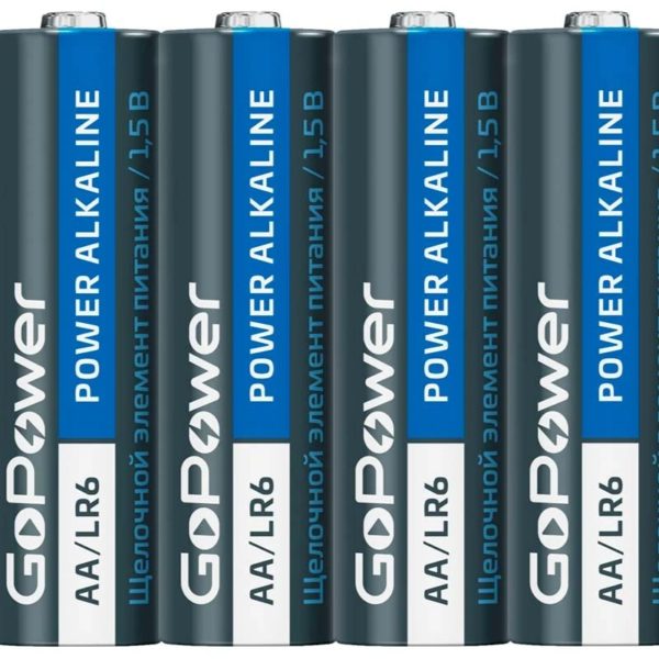 Батарейка GoPower LR6 AA BL4 Alkaline 1.5V (4/48/576) — изображение 2