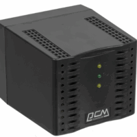 Стабилизатор напряжения Powercom TCA-1200 600Вт 1200ВА черный