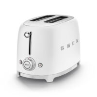 Тостер Smeg, белый матовый TSF01WHMEU