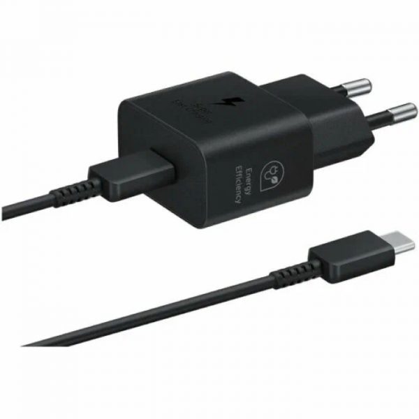 SAMSUNG Сетевое зарядное устройство EP-T2510 25W + кабель - черный