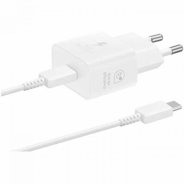 SAMSUNG Сетевое зарядное устройство EP-T2510 25W + кабель - белый