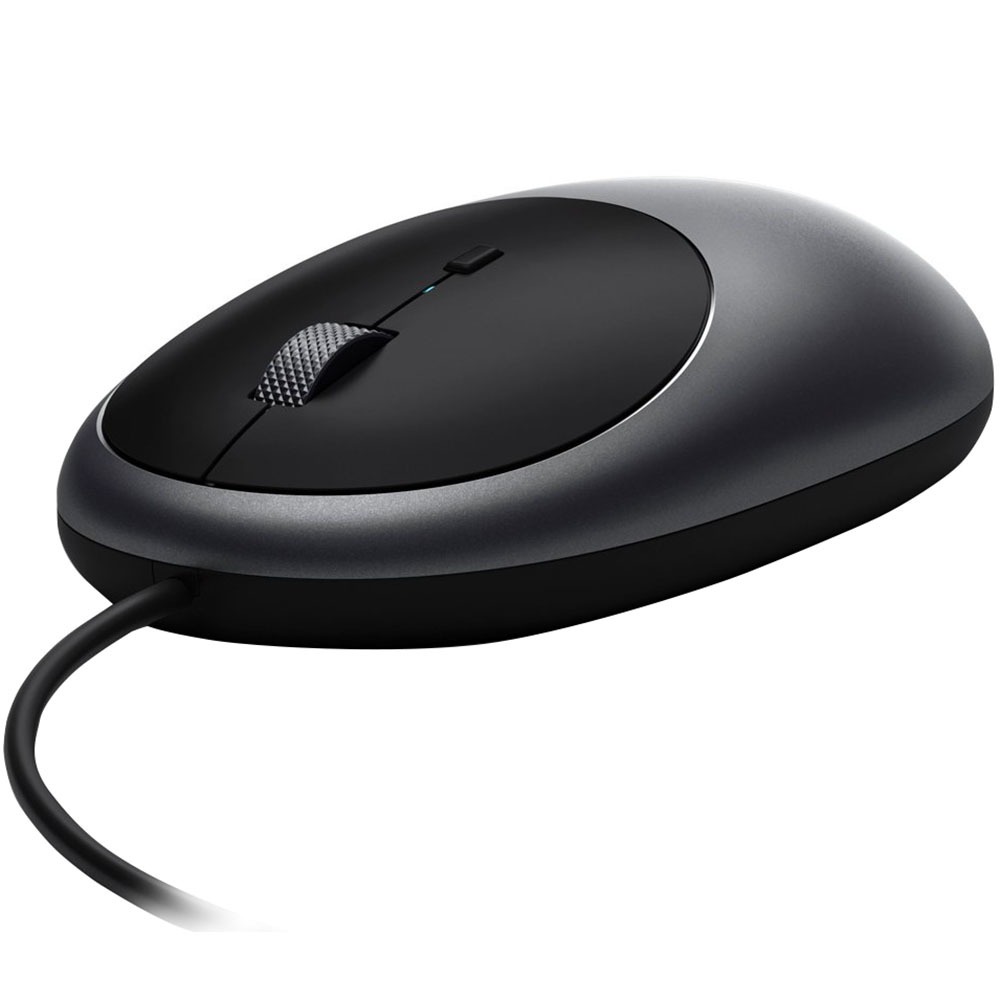 Проводная компьютерная мышь Satechi C1 USB-C Wired Mouse - Space gray — изображение 2