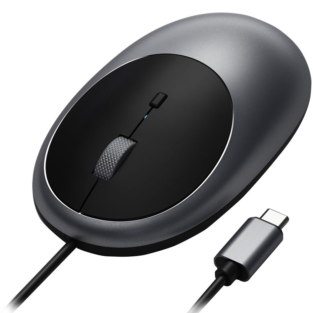 Проводная компьютерная мышь Satechi C1 USB-C Wired Mouse - Space gray — изображение 3