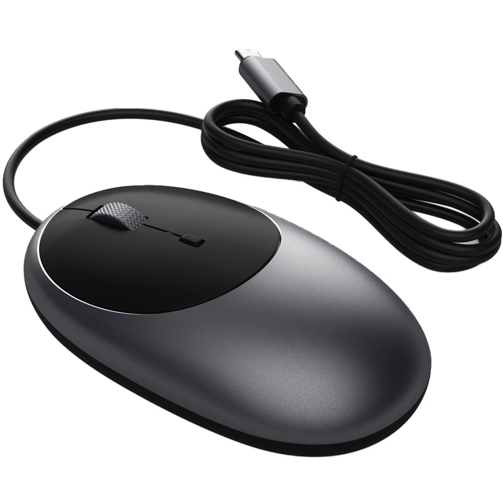 Проводная компьютерная мышь Satechi C1 USB-C Wired Mouse - Space gray — изображение 4